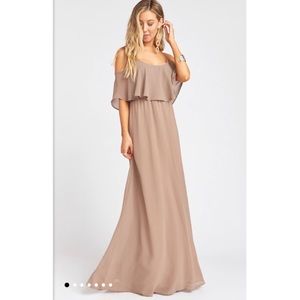Dune Chiffon Show Me Your Mumu Caitlin Ruffle Maxi Dress